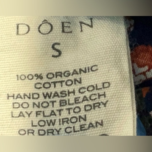 DÔEN Blouse Doen Ojai Printed Button Front Top in Harbor Medallion D’Arles - Picture 16 of 16